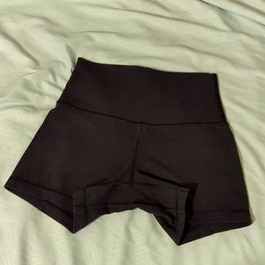 Lululemon Black high waisted shorts